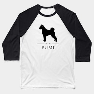 Pumi Black Silhouette Baseball T-Shirt